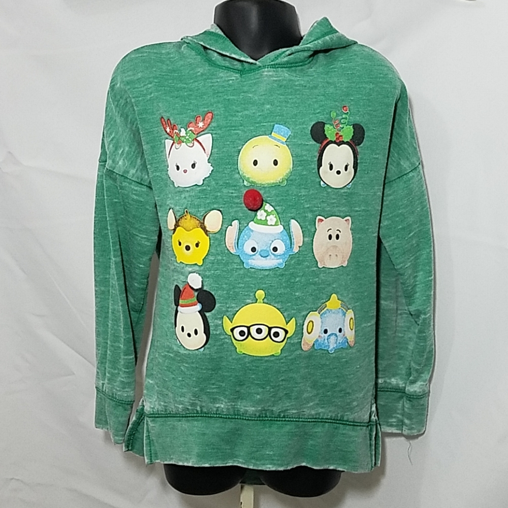 Disney Tsum Tsum Green Christmas Hoodie